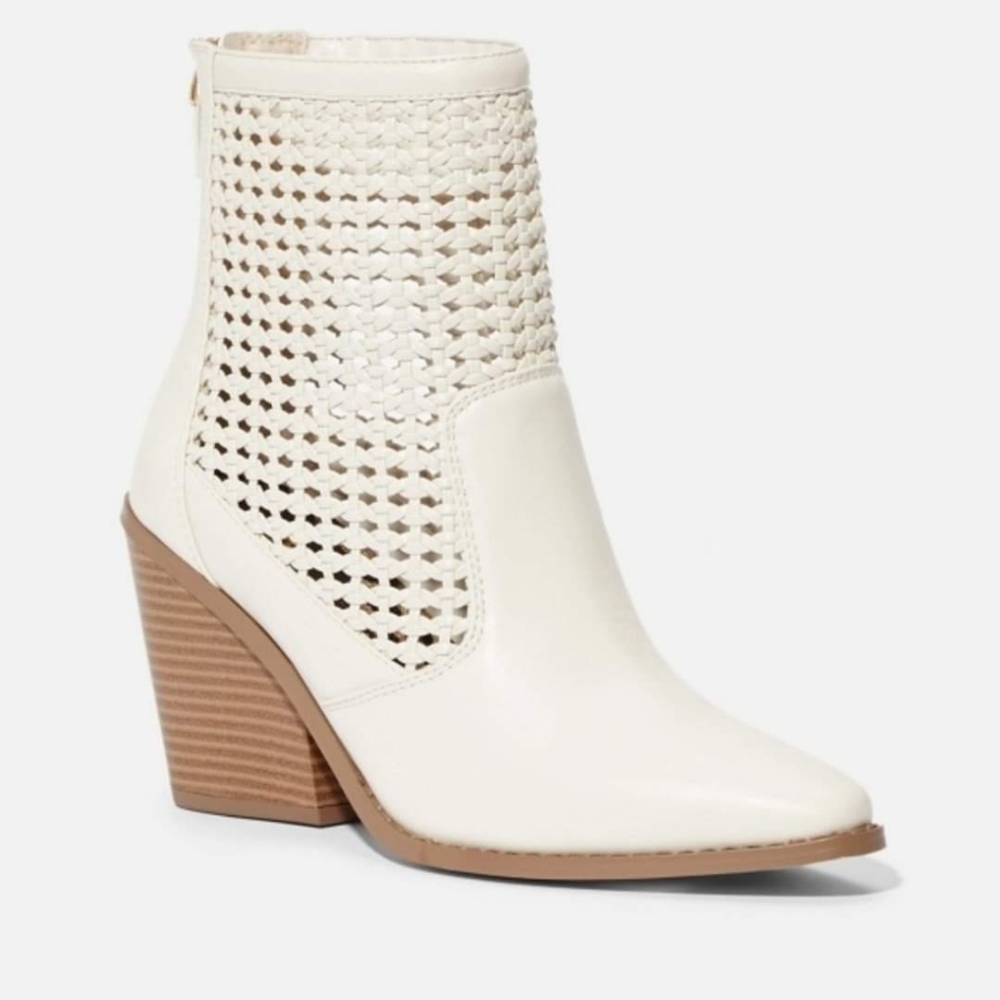 Lazer Cut Ankle Boot